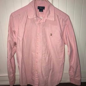 Pink Ralph Lauren button down